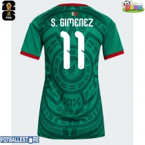 Mexico Santiago Gimenez #11 Hjemmedrakt Dame VM 2026 Kortermet
